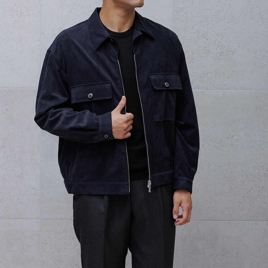 【10/12販売開始】Ultrasuede® Tracker Jacket Color: Navy
