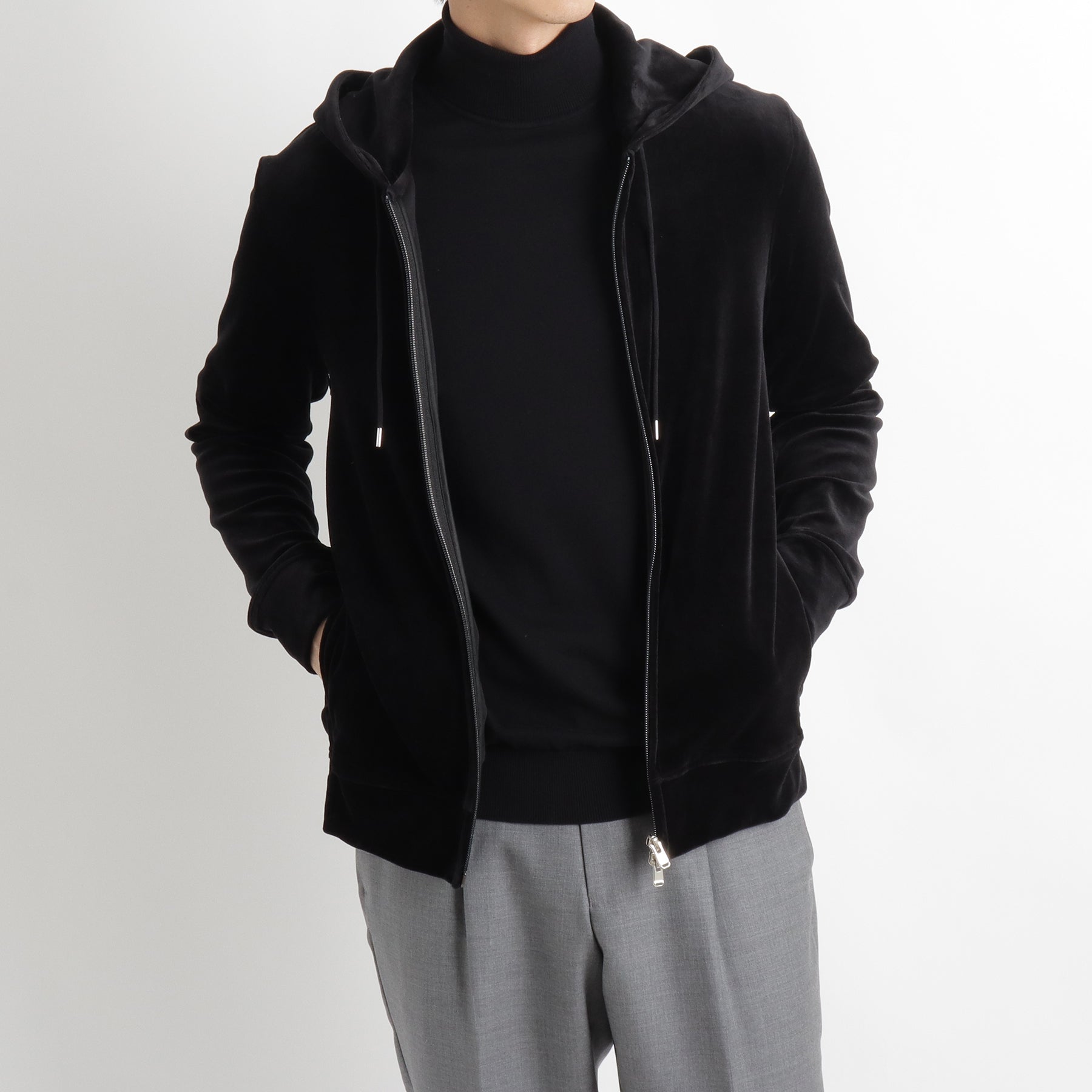 スビンプラチナムベロアフーディ – ＋CLOTHET ONLINE