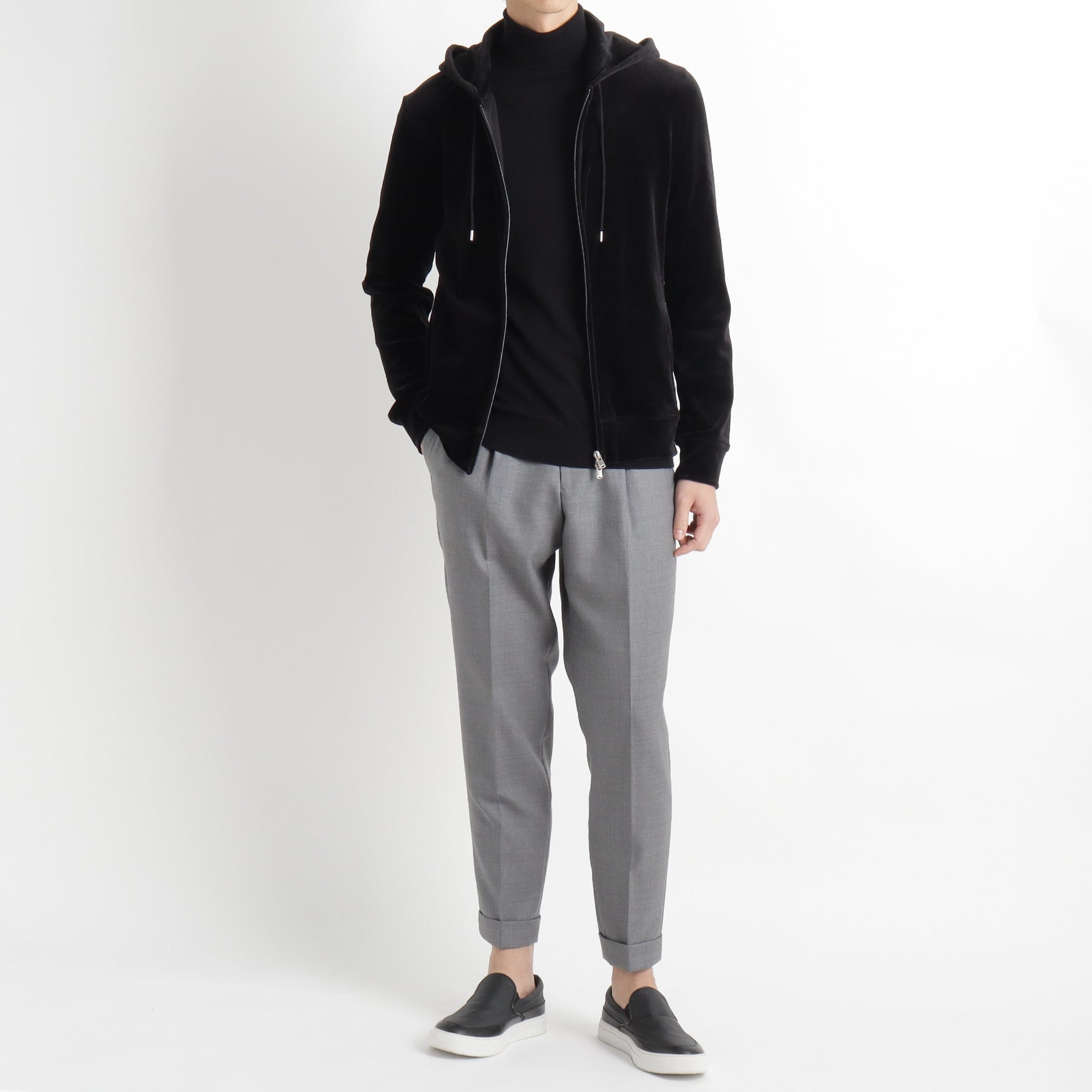 スビンプラチナムベロアフーディ – ＋CLOTHET ONLINE