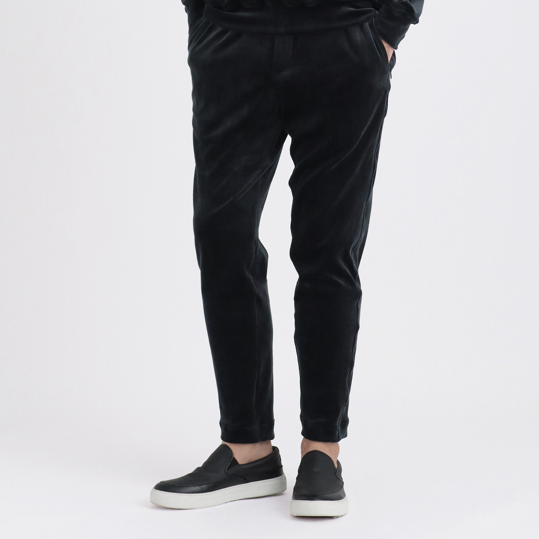 スビンプラチナムベロア スウェットパンツ ネイビー | ＋CLOTHET ONLINE