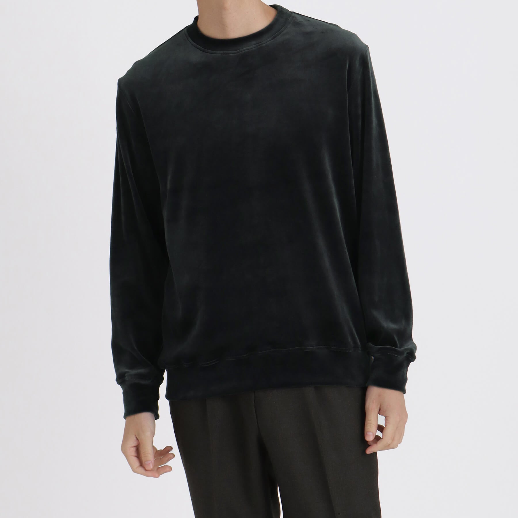 スビンプラチナムベロア スウェットシャツ ネイビー | ＋CLOTHET ONLINE