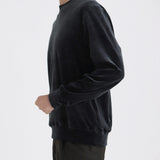 Velour Sweatshirt Color: Navy