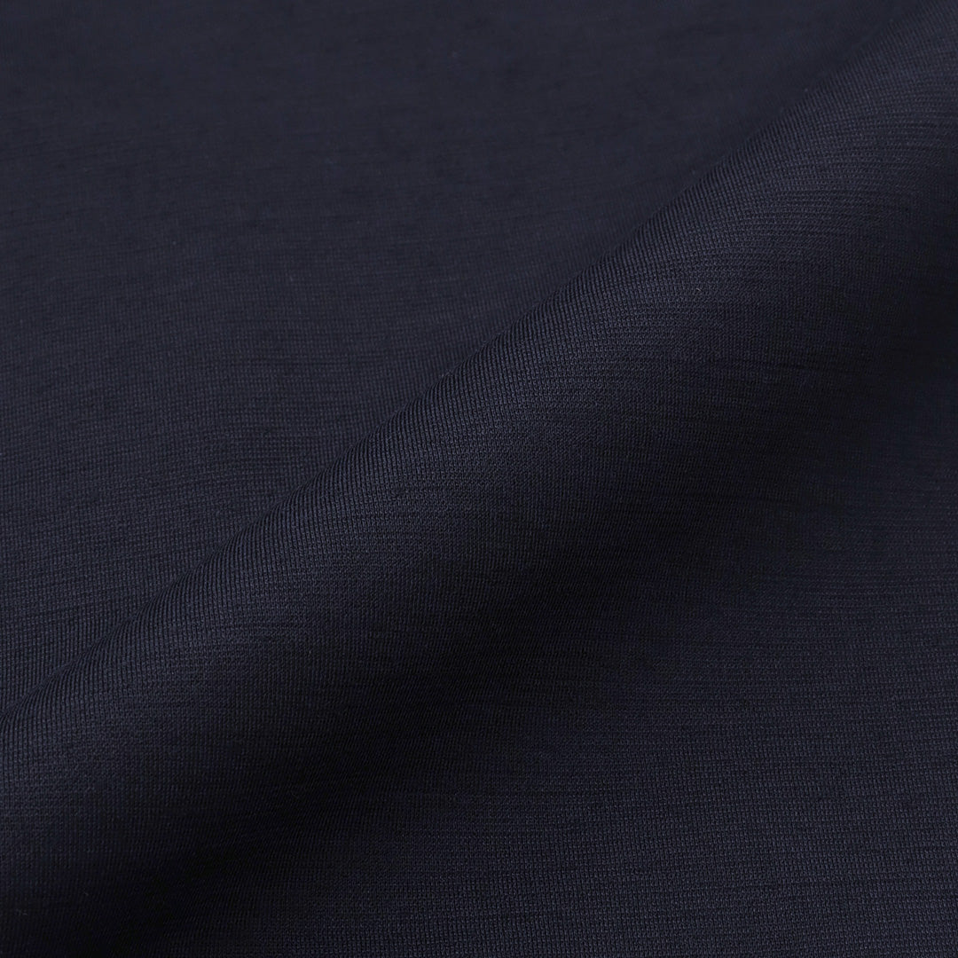 Wool Matte Twist Easy Trousers Color: Navy