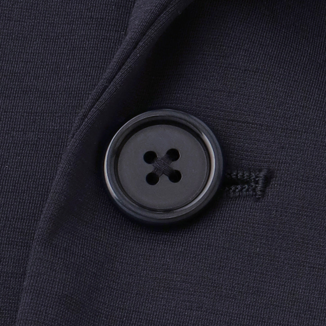 Wool Matte Twist Tailored Jacket Color: Navy