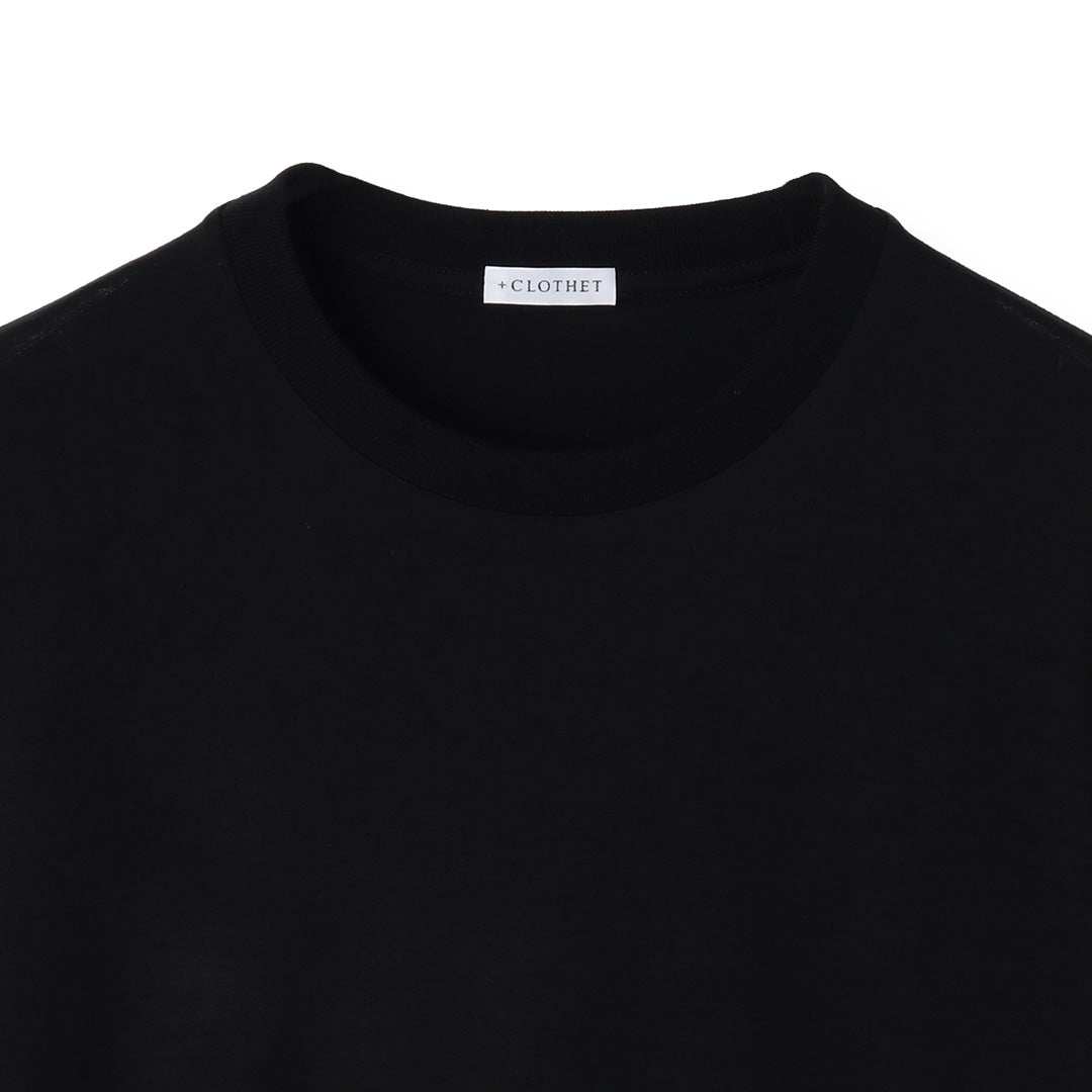 Wool Tailored T-shirt Color: Black