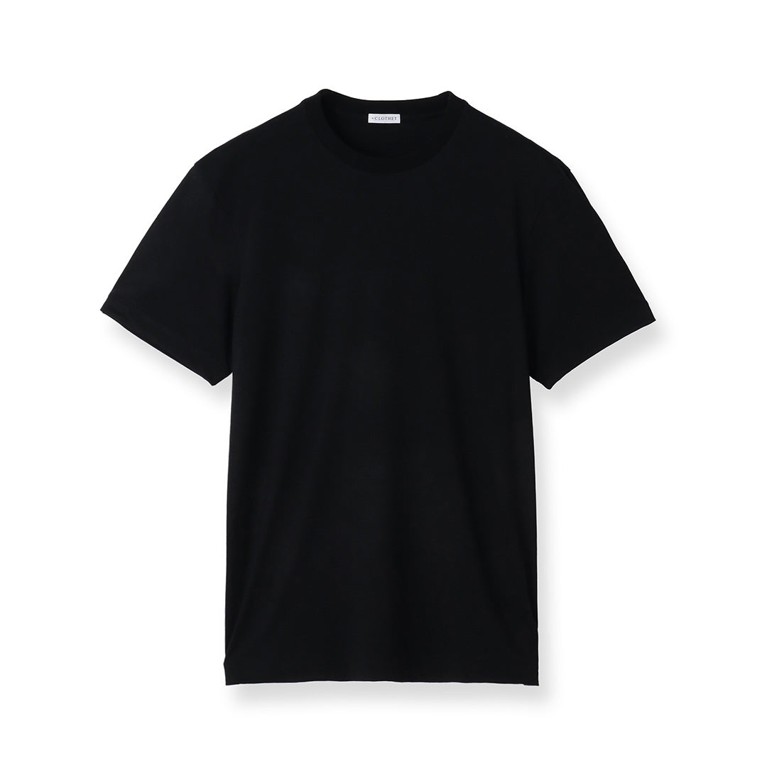 Wool Tailored T-shirt Color: Black