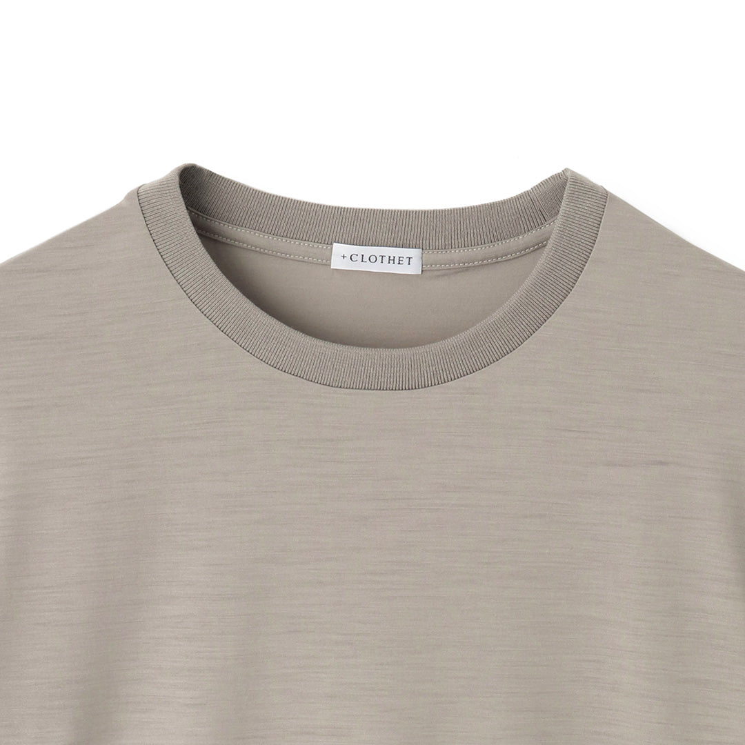Wool Tailored T-shirt Color: Ecru