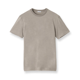 Wool Tailored T-shirt Color: Ecru