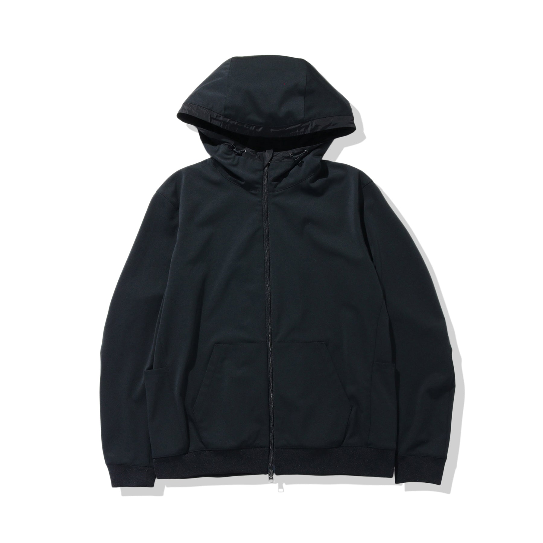 マットツイストジップアップフーディーブラックの商品画像
