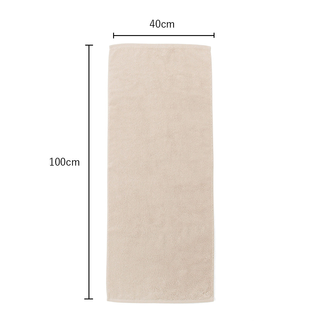 Recycled Suvin Compact Bath Towel Color: Ivory
