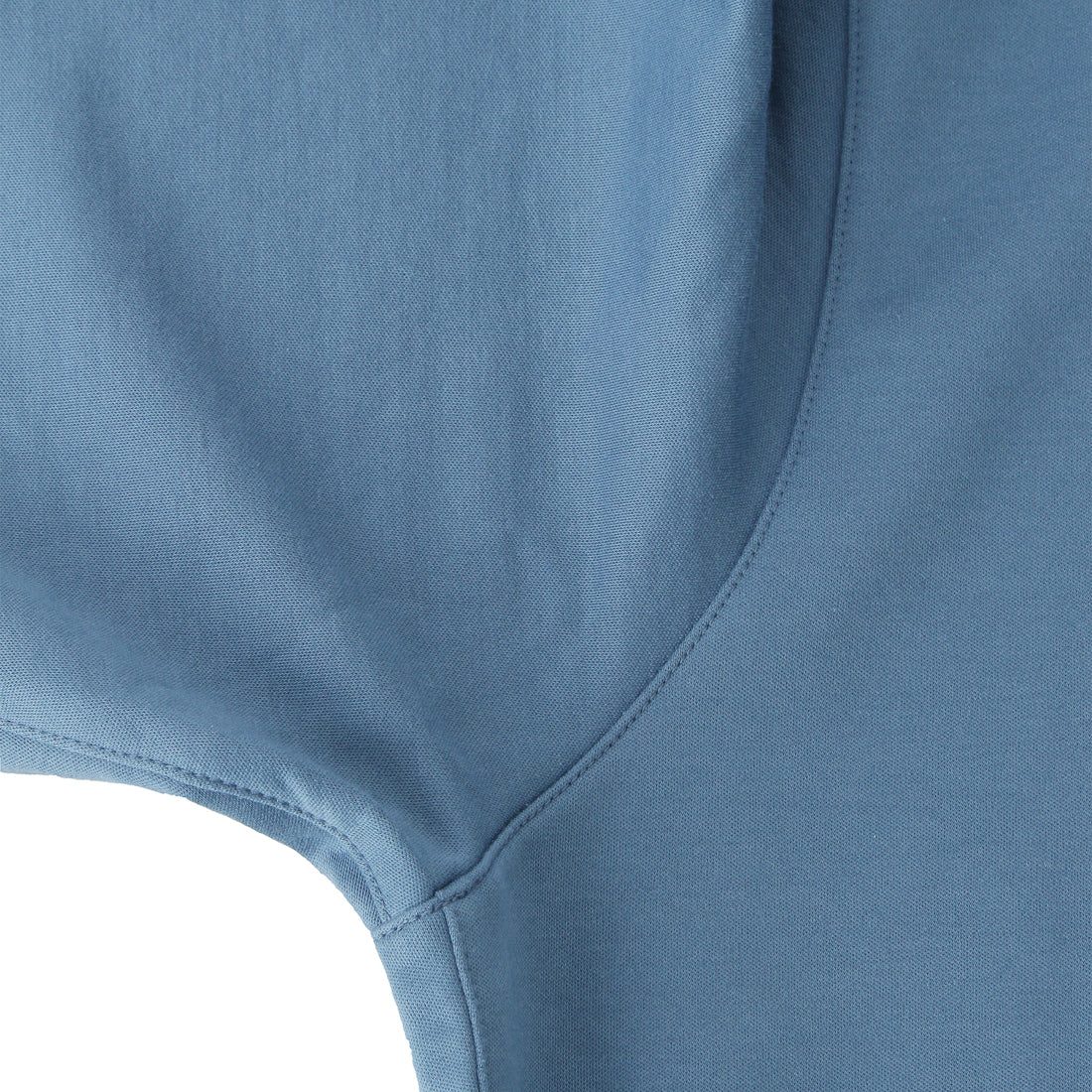 Smooth Terry Hoodie Color: Graphite Blue