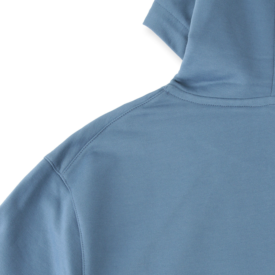 Smooth Terry Hoodie Color: Graphite Blue