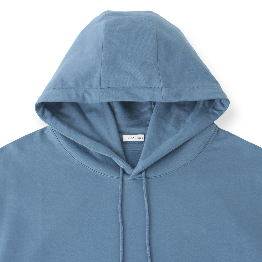 Smooth Terry Hoodie Color: Graphite Blue