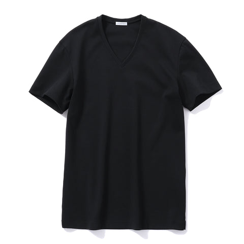 Tailored Vneck T-shirt Color: Black