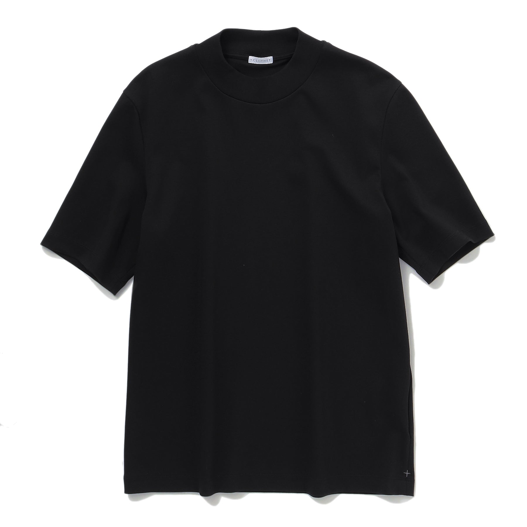 Tailored Mock Neck T-shirt | ＋CLOTHET ONLINE