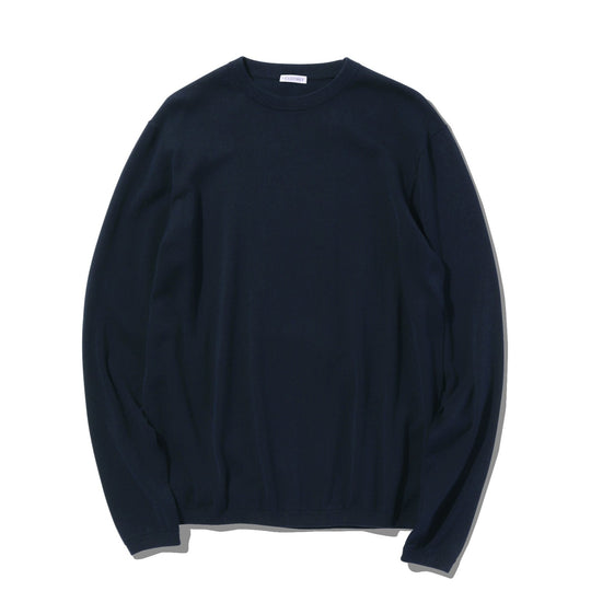 Crew Neck Knit Color: Navy