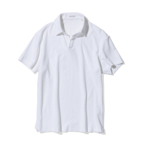 Micro Pile Skipper Shirt Color: White