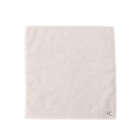 Towel Handkerchief Velvet Finish Color: Oyster