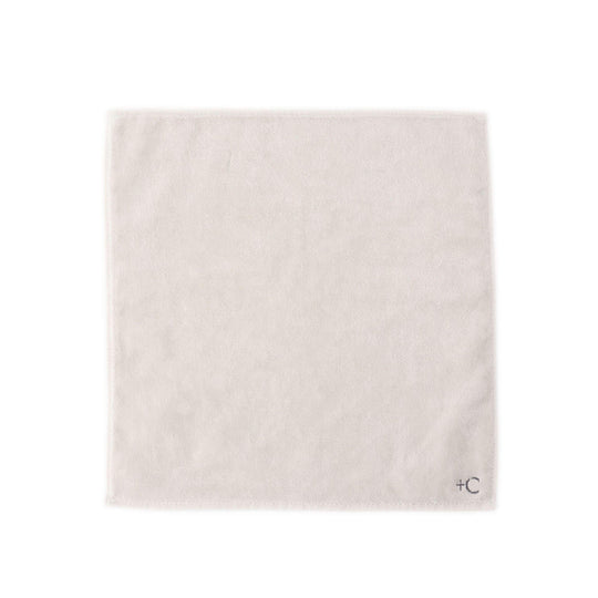 Towel Handkerchief Velvet Finish Color: Oyster