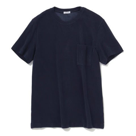 Micro Pile Tailored T-shirt Color: Navy
