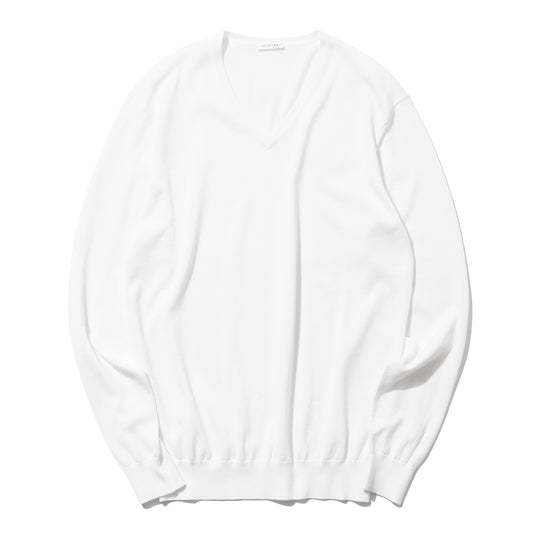 Vneck Knit Color: White