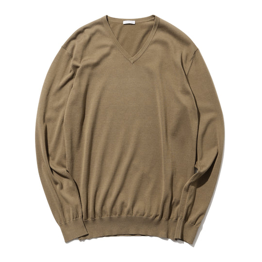 Vneck Knit Color: Fawn