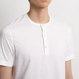【GIRELLI BRUNI】Collaboration Shirting Henley neck T-shirts