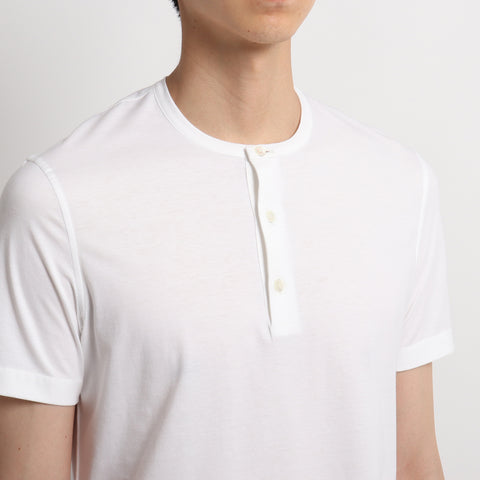 【GIRELLI BRUNI】Collaboration Shirting Henley neck T-shirts