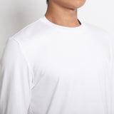 【+C定番】Tailored Long Sleeve T-shirt Color: White