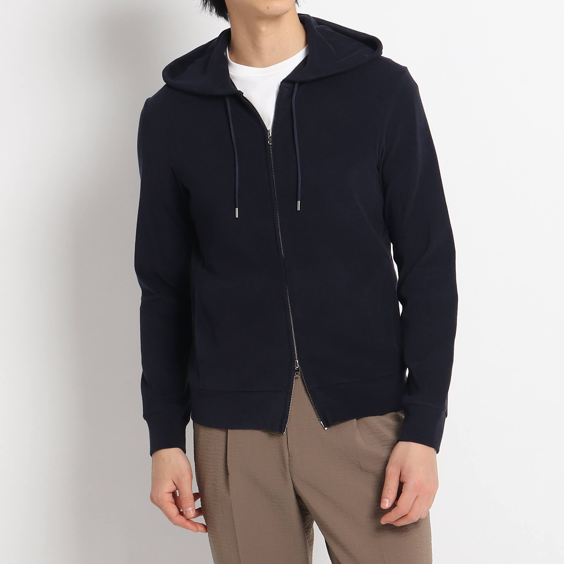 Micro Pile Hoodie Color: Navy