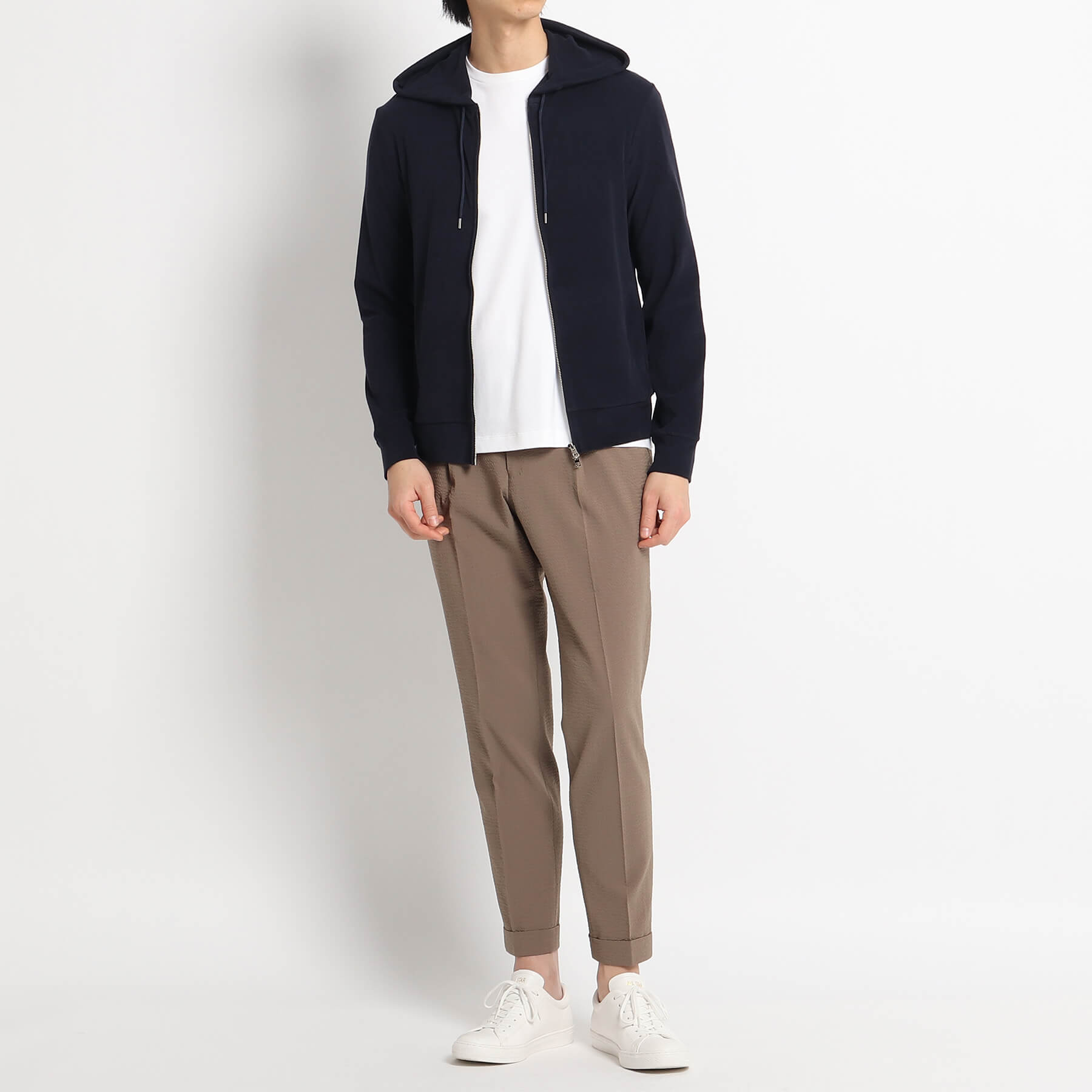 Micro Pile Hoodie Color: Navy