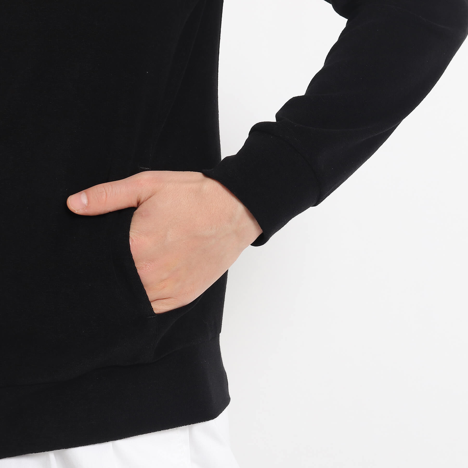 Micro Pile Hoodie Color: Black