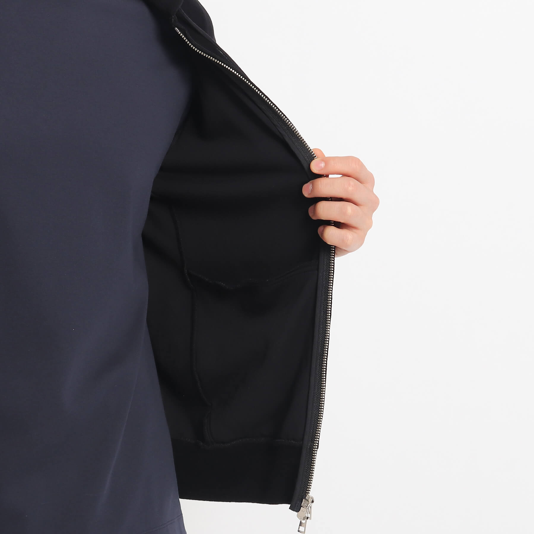 Micro Pile Hoodie Color: Black