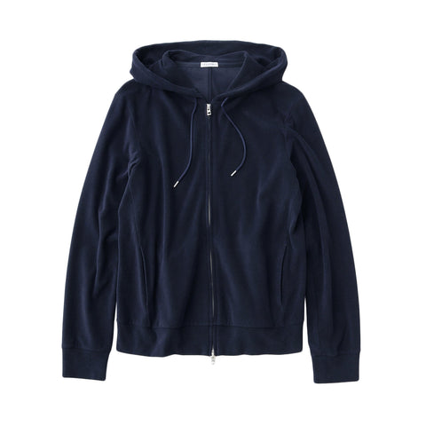 Micro Pile Hoodie Color: Navy