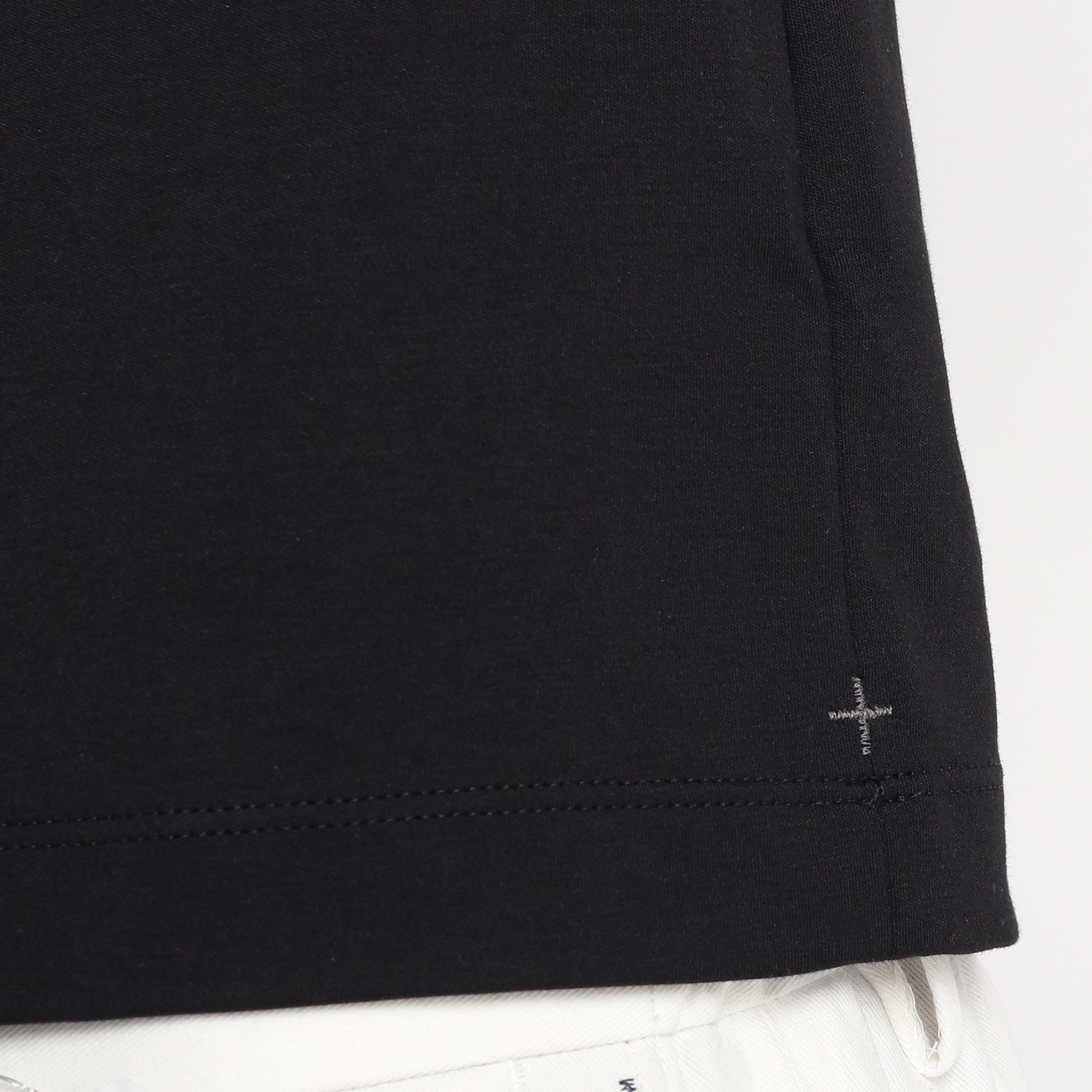 Tailored Mock Neck T-shirt Color: Black