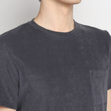 Micro Pile Tailored T-shirt Color: Asphalt