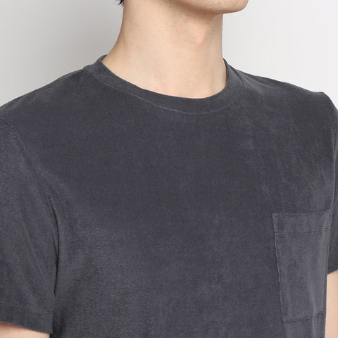 Micro Pile Tailored T-shirt Color: Asphalt