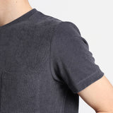 Micro Pile Tailored T-shirt Color: Asphalt