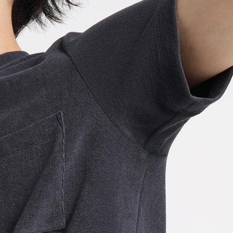 Micro Pile Tailored T-shirt Color: Asphalt