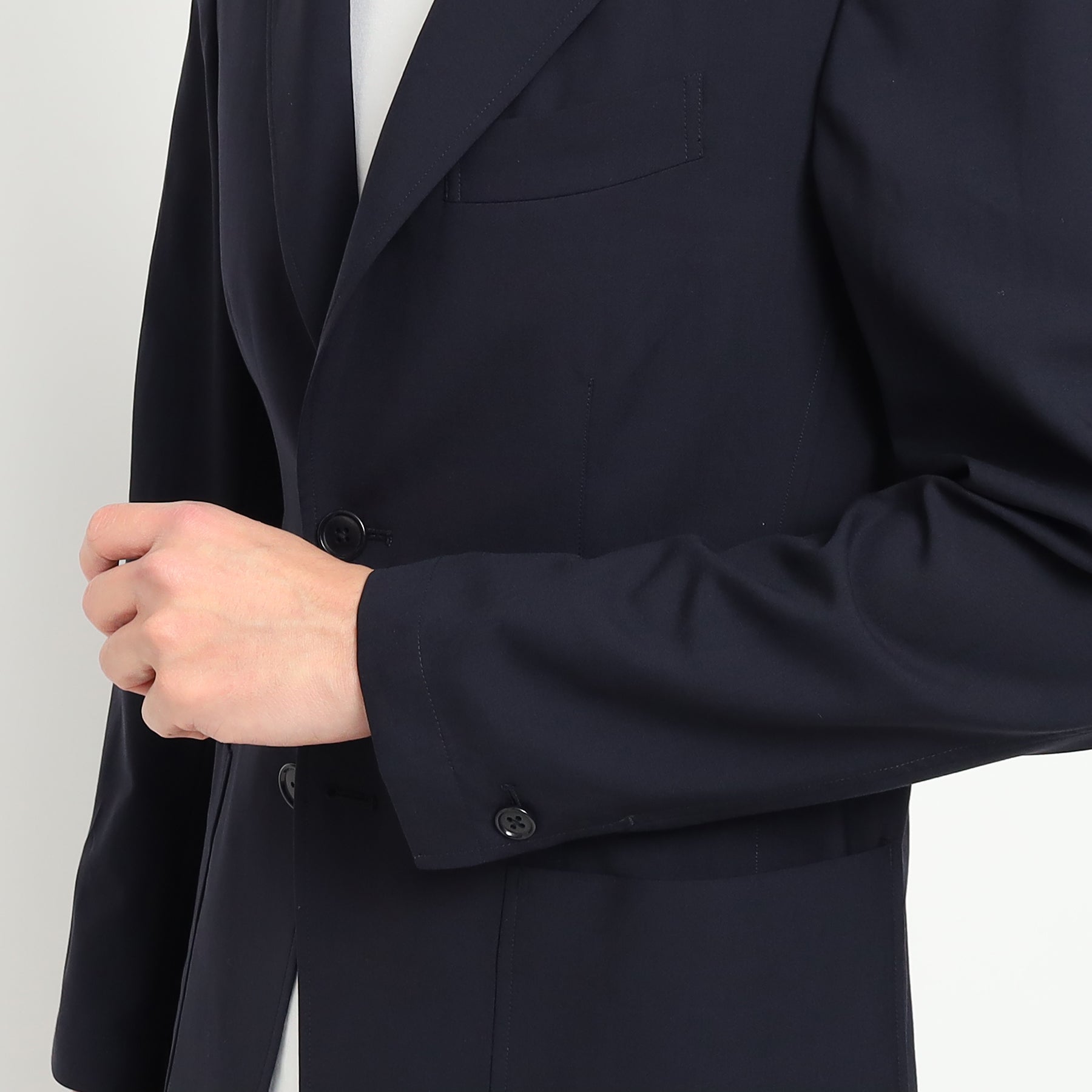 Tropical Easy Jacket Color: Navy
