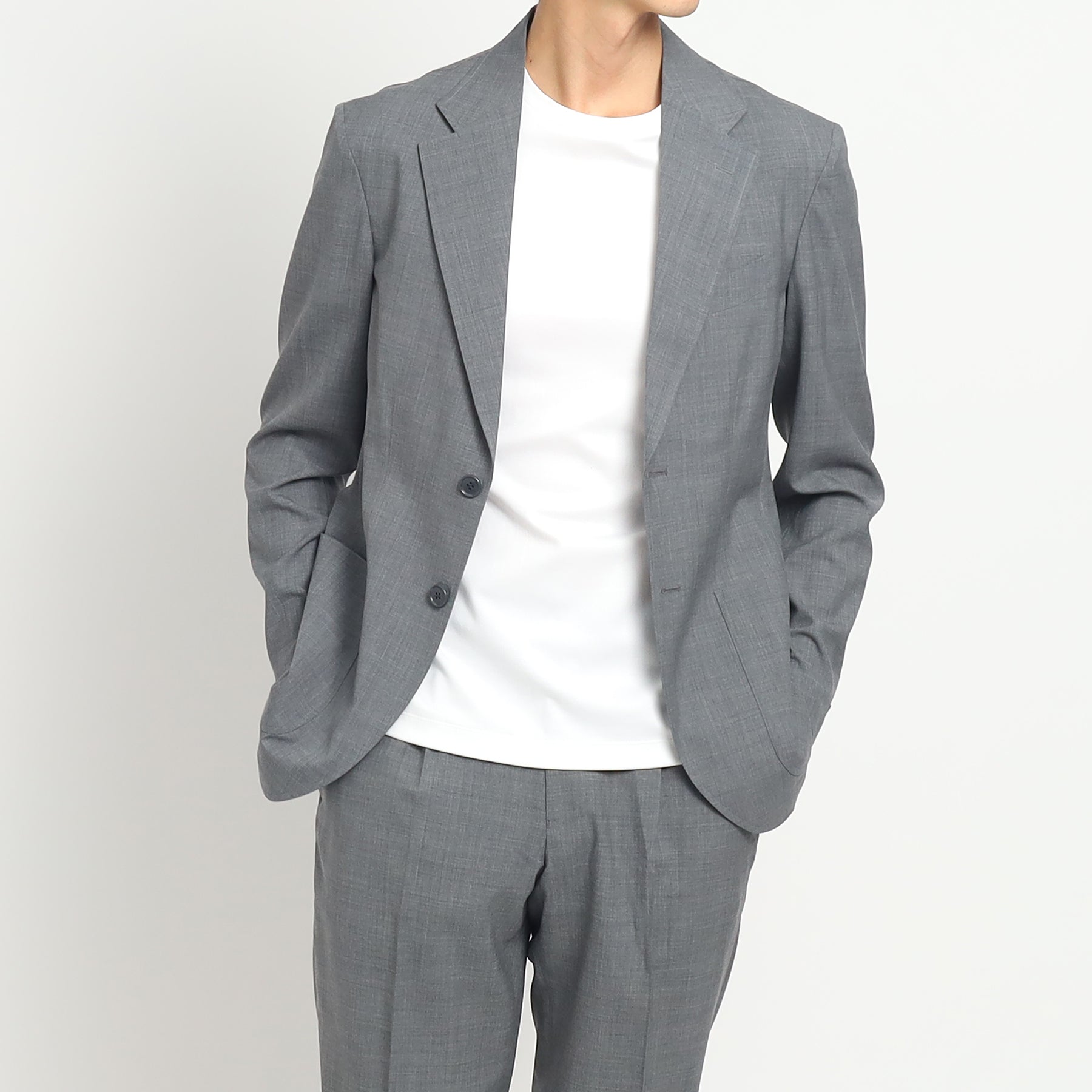 テックウール®トロピカルイージージャケット グレー | ＋CLOTHET ONLINE