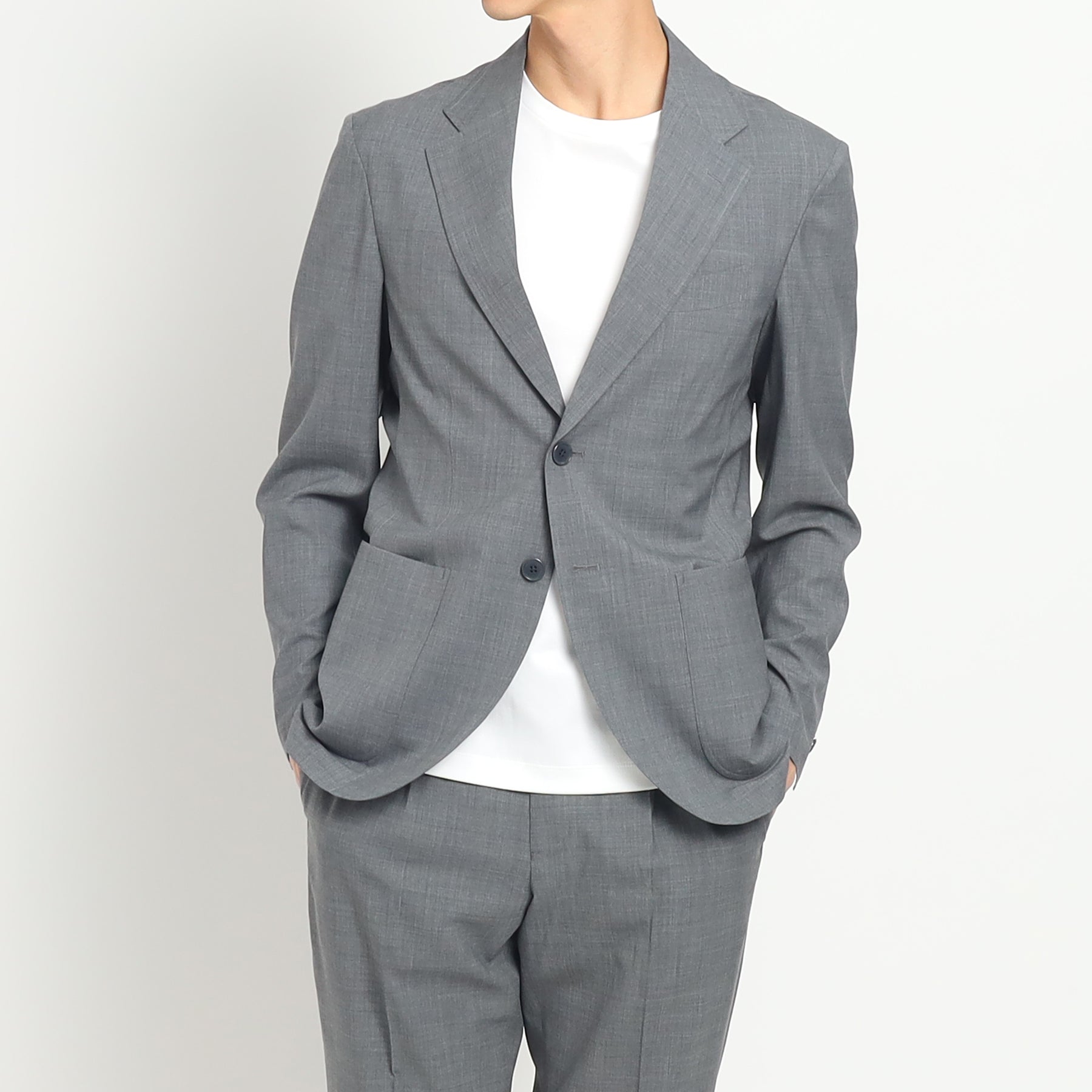 グレー　ジャケット テックウール®トロピカルイージージャケット グレー | ＋CLOTHET ONLINE