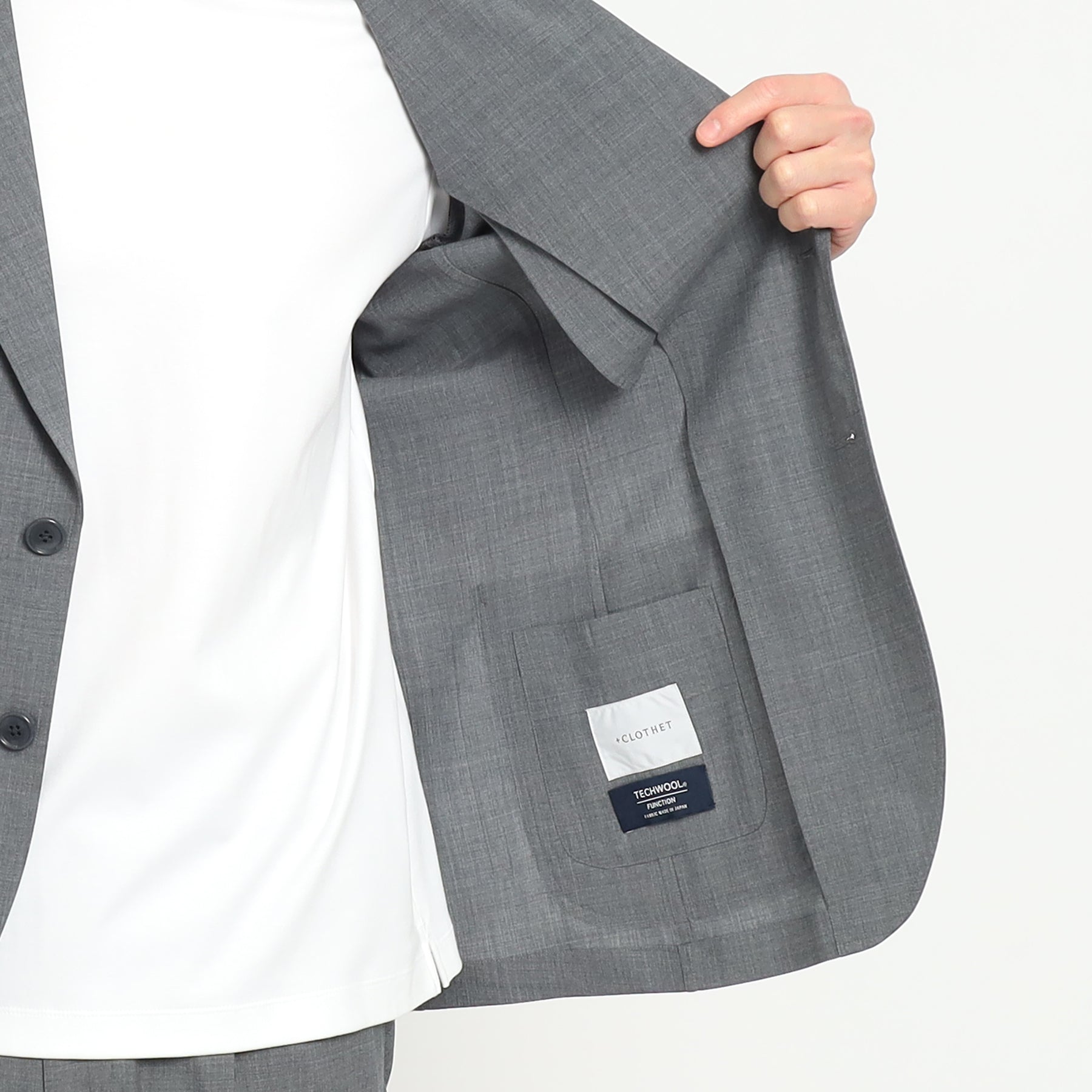 Tropical Easy Jacket Color: Gray