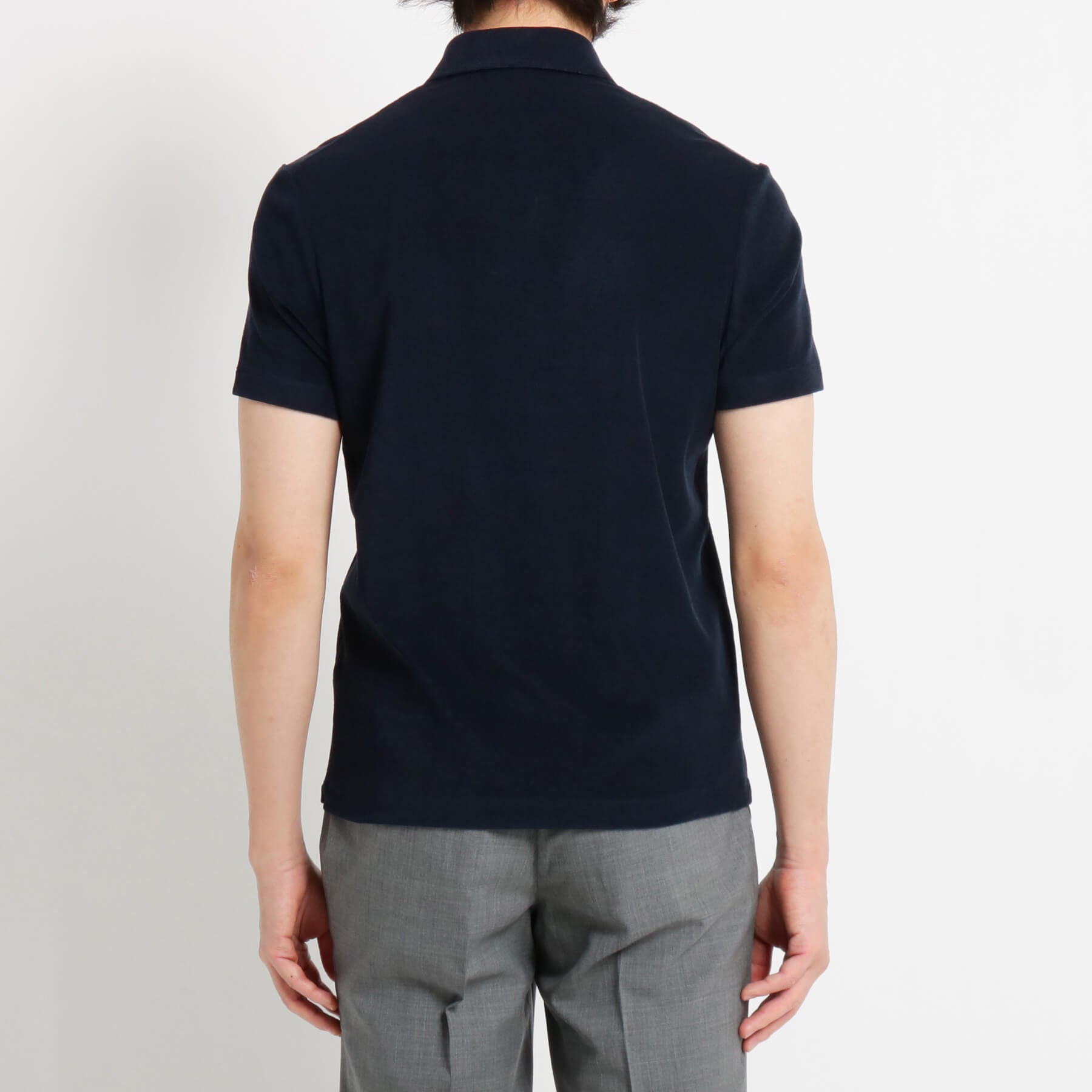 Micro Pile Skipper Shirt Color: Navy