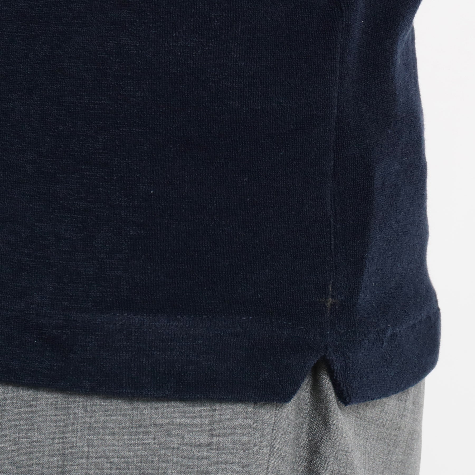 Micro Pile Skipper Shirt Color: Navy