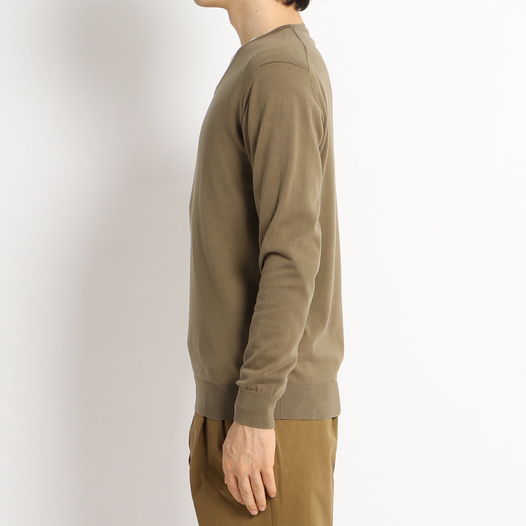 Vneck Knit Color: Fawn