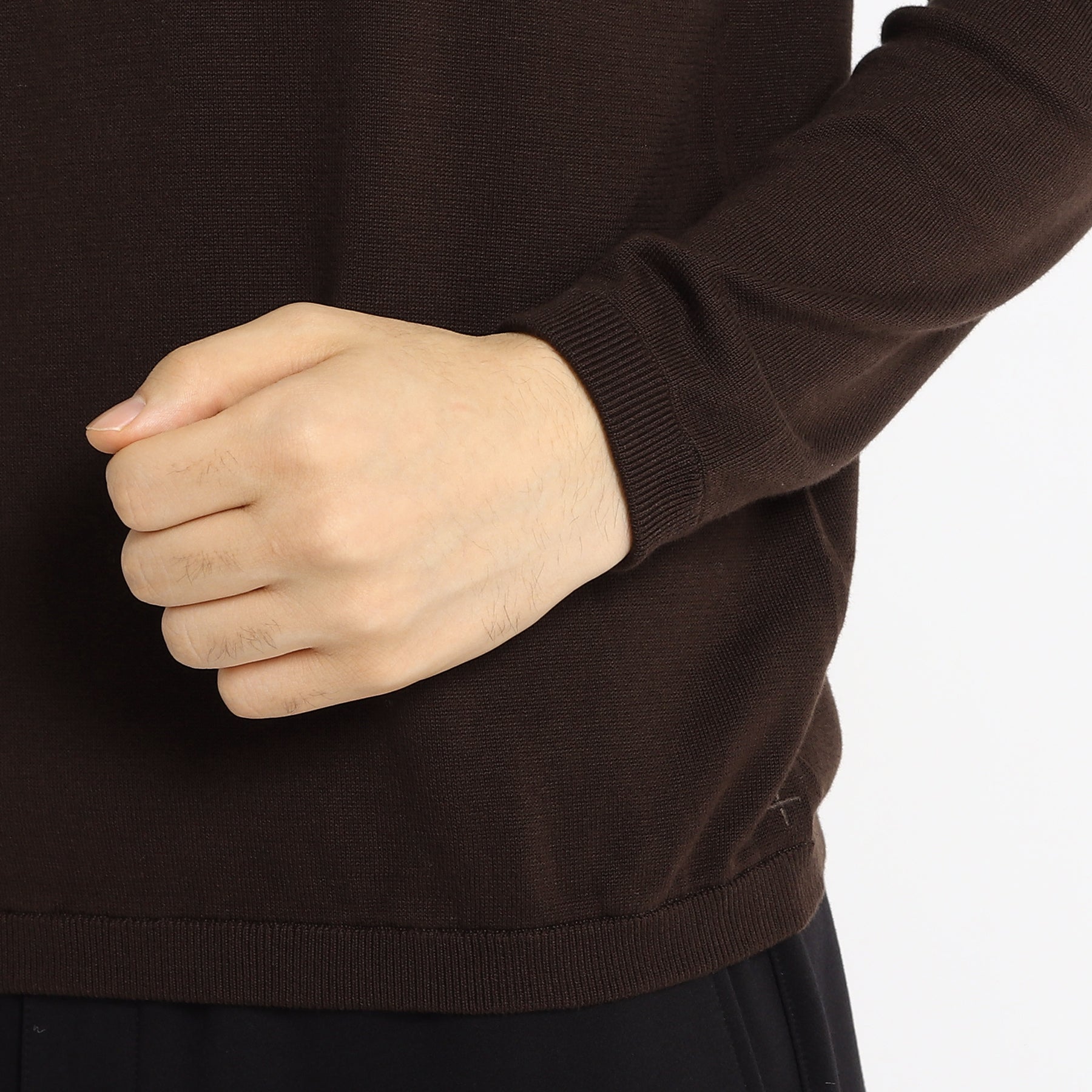 Crew Neck Knit Color: Oak