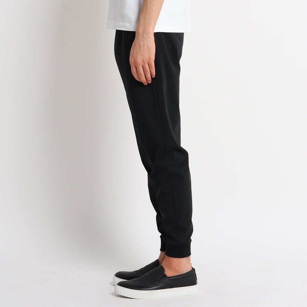 Matte Twist Jogger Pants Color: Black | ＋CLOTHET ONLINE