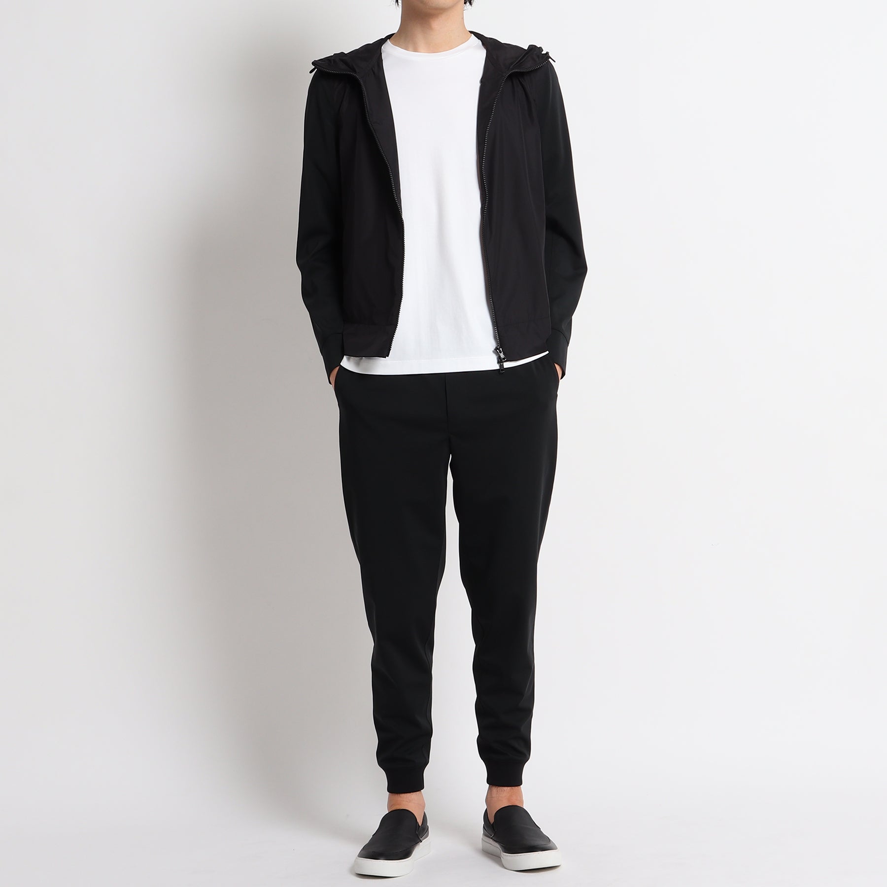 Matte Twist Jogger Pants Color: Black