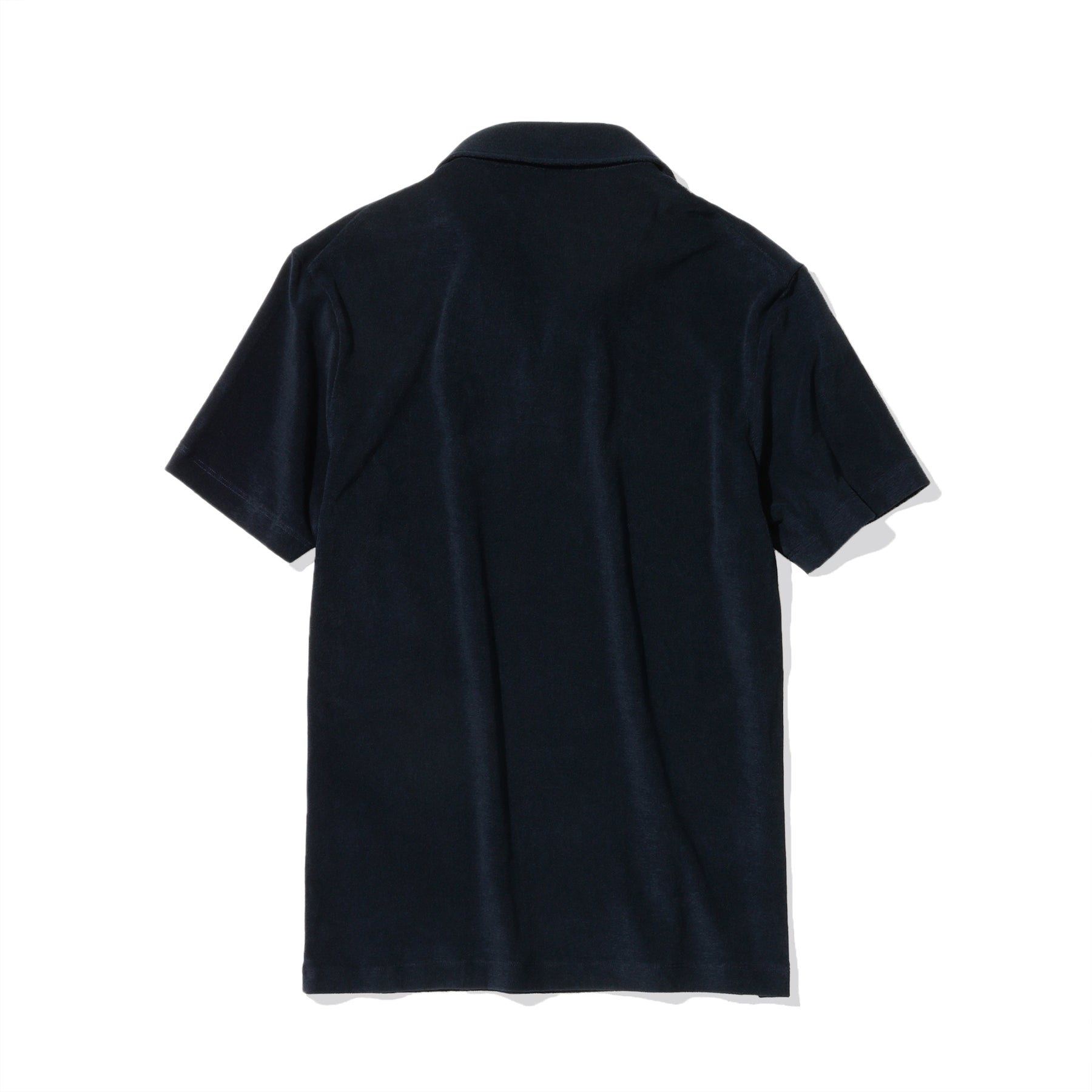 Micro Pile Skipper Shirt Color: Navy – ＋CLOTHET ONLINE
